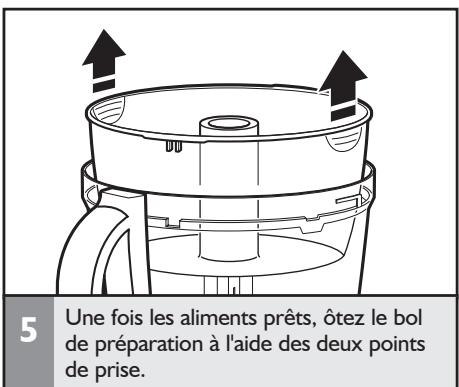 KITCHENAID 5KFP1644EMS ARTISAN - Installation/retrait du bol de préparation - 5