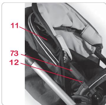 BRITAX B-DUAL_D - Pour démonter l'anse de sécurité 9, procedede comme suit : - 3