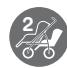 BRITAX B-DUAL_D - Utilisation du siège jumeau pour bébé - 1