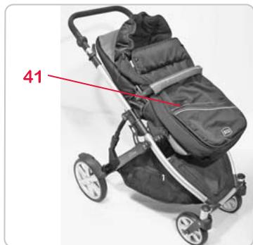BRITAX B-DUAL_D - Pour fixer la chanclière41,procédez comme suit: - 1
