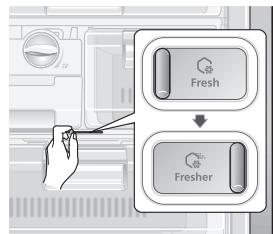 SAMSUNG RZ80FHIS - UTILISATION DU BAC FRESHER (REFROIDISSEMENT RAPIDE) - 2