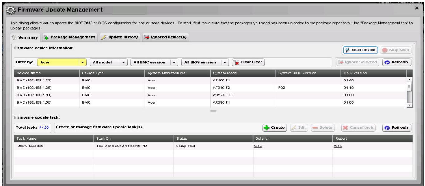 ACER AR320 F2 - Running a networked firmware update to multiple machines - 8