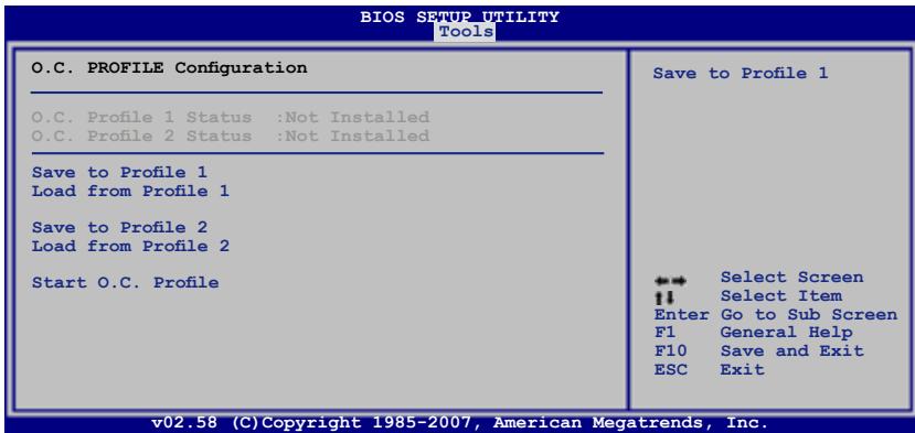 ASUS P5KC - ASUS O.C. Profile - 1