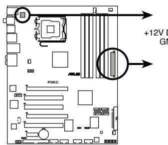 ASUS P5KC - Connecteurs d'alimentation ATX (24-pin EATXPWR, 4-pin ATX12V) - 1