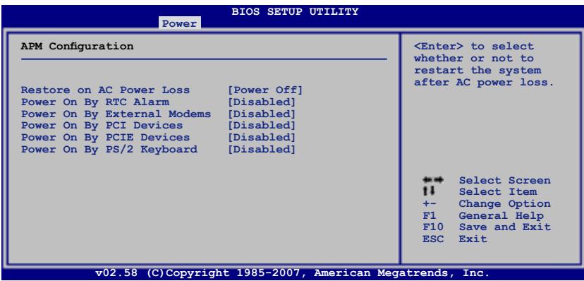 ASUS P5KC - APM Configuration - 1