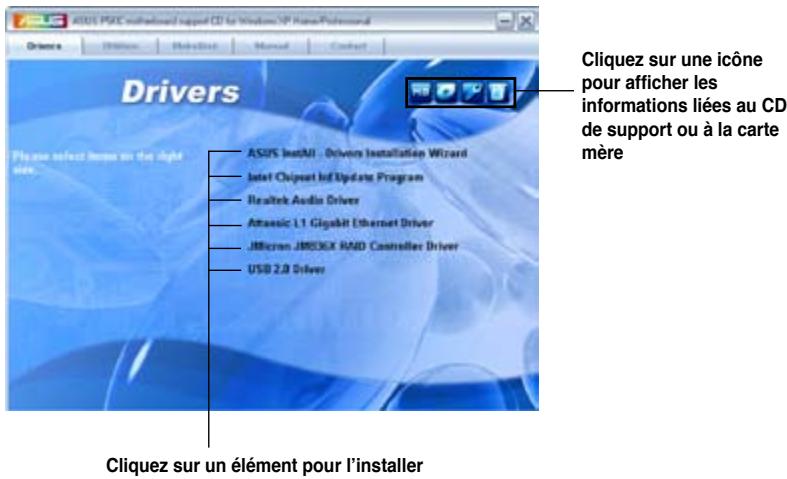 ASUS P5KC - Lancer le CD de support - 1