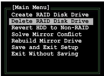 ASUS P5KC - Supprimer un ensemble RAID - 1