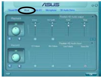 ASUS P5KC - Mélangeur - 1