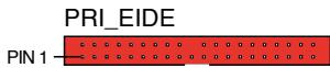 ASUS P5KC - Connecteur IDE (40-1 pin PRI_EIDE) - 4