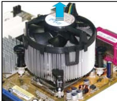 ASUS P5KC - Désinstaller le dissipateur et le ventilateur du CPU - 4