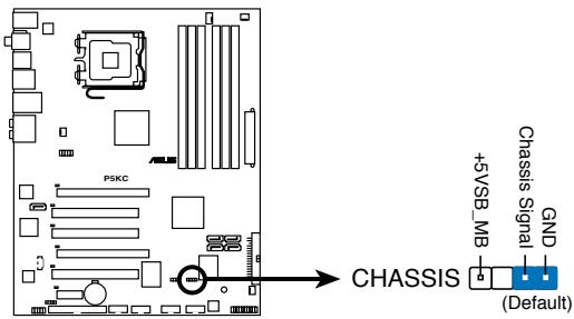 ASUS P5KC - Connecteur chassis intrusion (4-1 pin CHASSIS) - 1
