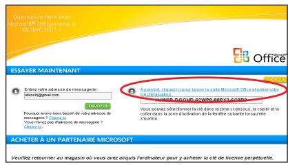 ASUS EEE PC 900SD/XP - Version d'essay de Microsoft® Office - 3
