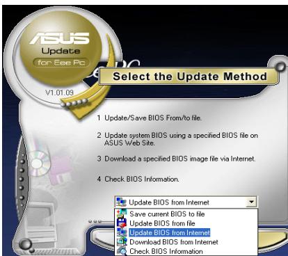 ASUS EEE PC 900SD/XP - Mise à jour du BIOS sur Internet - 2