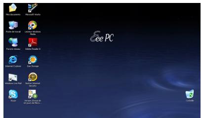 ASUS EEE PC 900SD/XP - Ajuster la résolution de l'écran - 3
