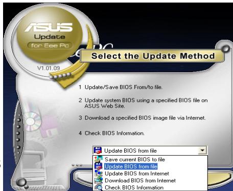 ASUS EEE PC 900SD/XP - Mise à jour du BIOS via le fichier BIOS - 1