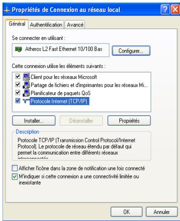 ASUS EEE PC 900SD/XP - Utilisation d'une adresse IP dynamique : - 3