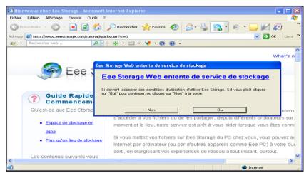 ASUS EEE PC 900SD/XP - Pour utiliser Eee Storage - 1