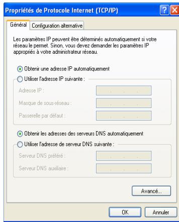 ASUS EEE PC 900SD/XP - Utilisation d'une adresse IP dynamique : - 4
