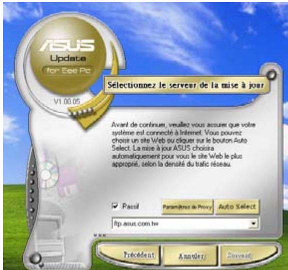 ASUS EEE PC 901 XP - Mise à jour du BIOS sur Internet - 3