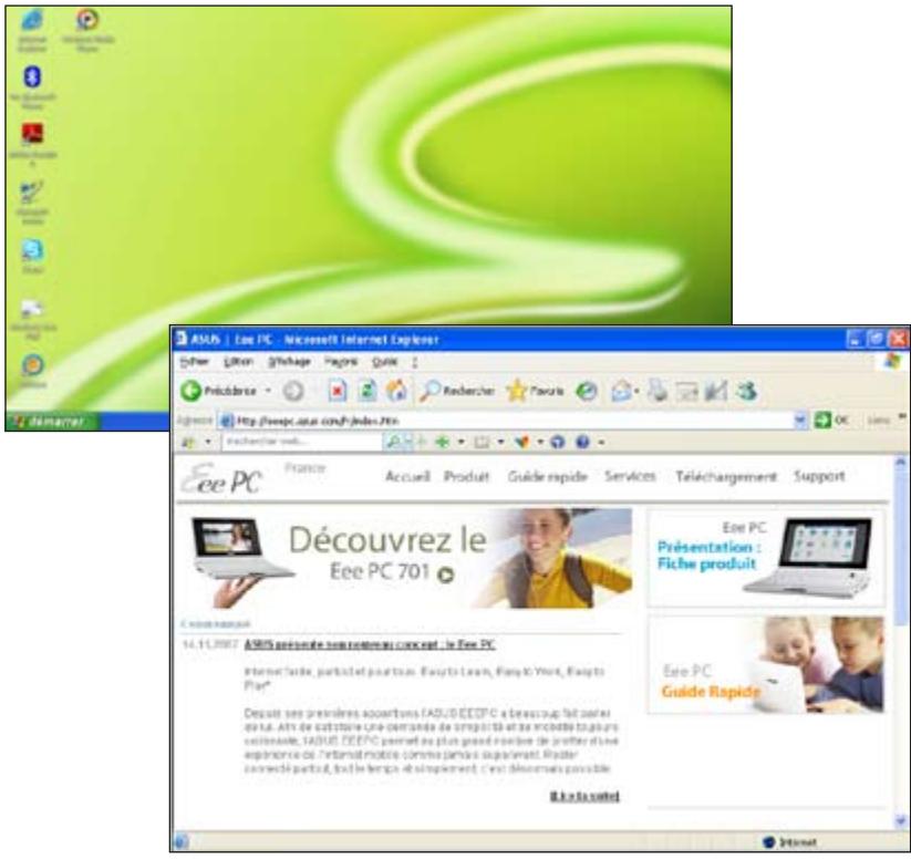 ASUS EEE PC 901 XP - Naviguer sur le Net - 1