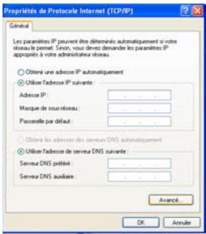 ASUS EEE PC 904HD XP - Utilisation d'une adresse IP statique - 1