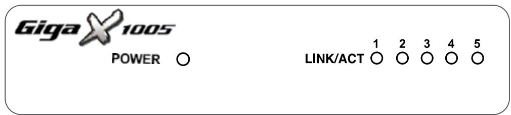 ASUS GIGAX1008 - Indicateurs lumineux en façade - 1