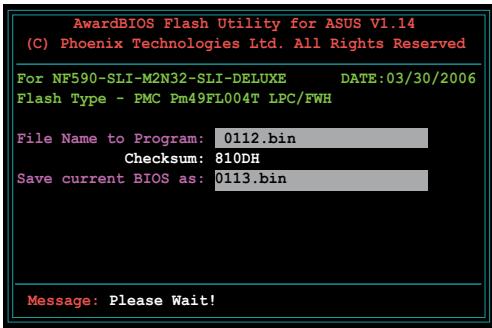 ASUS M3A78 - Sauvegarder le fichier BIOS actuel - 3