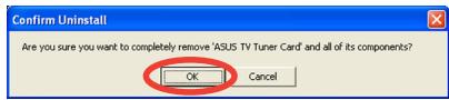 ASUS MY CINEMA-PE6100ANALOG - Déinstaller les pilotes - 3
