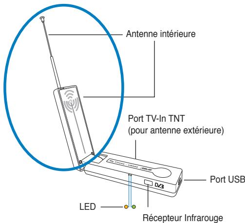 ASUS MY CINEMA-PE6200ANALOG - Récepteur TV USB (numérique) - 1