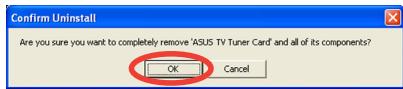 ASUS MY CINEMA-PE6200ANALOG - Déinstaller les pilotes - 3
