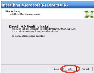 ASUS MY CINEMA-PE6200ANALOG - Installer microsoft directx® - 3
