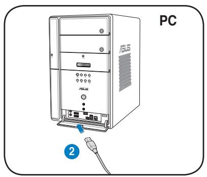 ASUS MY CINEMA-PE6300HYBRID - Installer le récepteur TV USB ASUS (Box/Stick) - 1