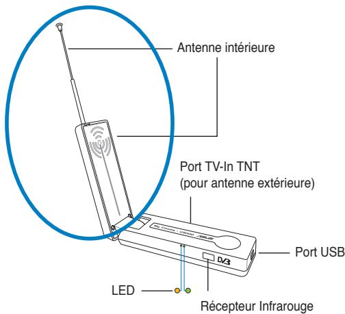 ASUS MY CINEMA-U3100MINI/DMB-TH - Récepteur TV USB (Numérique) - 1