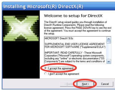 ASUS MY CINEMA-U3100MINI/DMB-TH - Installer Microsoft DirectX® - 2