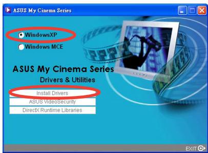 ASUS MY CINEMA-U3100MINI/DVBT - Installer les pilotes - 2