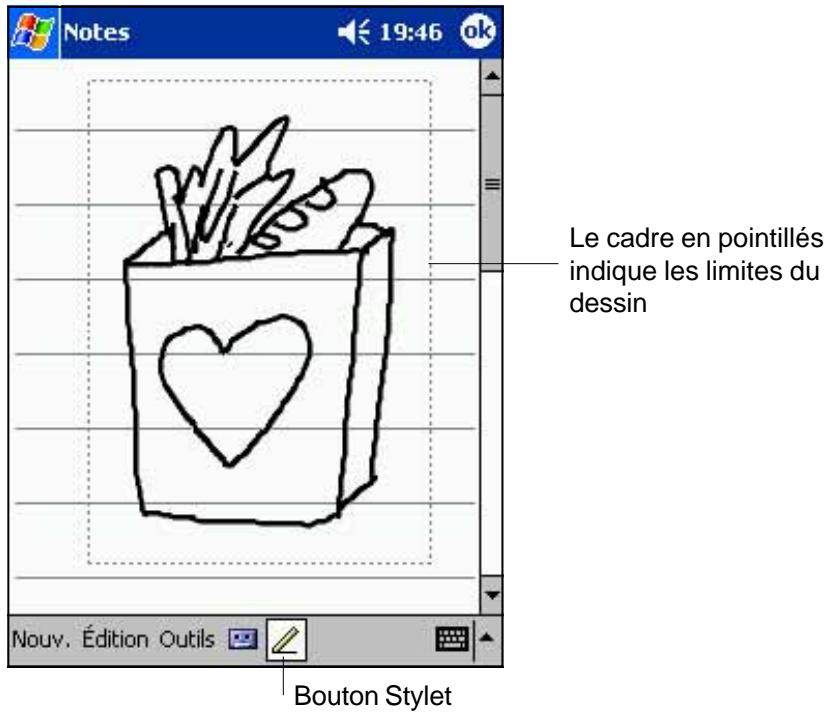 ASUS MYPAL A600 - Pour faire un dessin: - 1