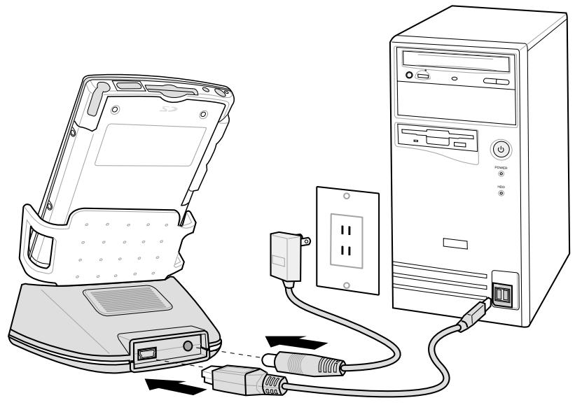 ASUS MYPAL A600 - Pour connecter votre appareil à votre ordinateur: - 1