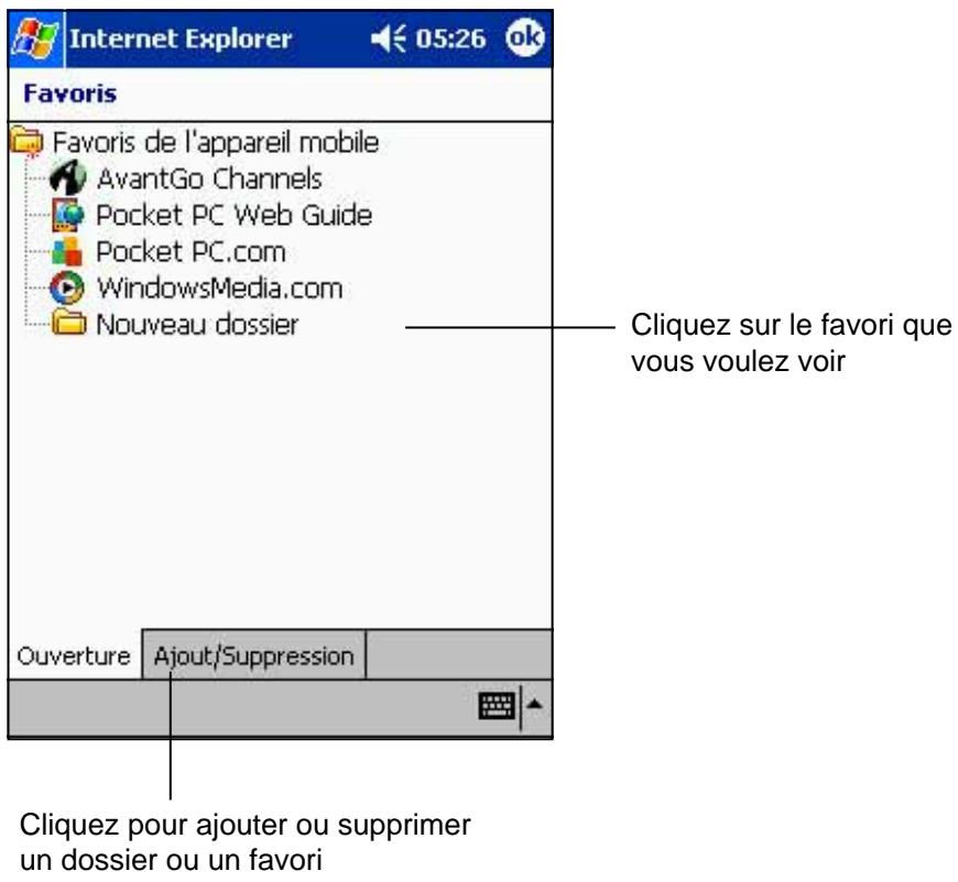 ASUS MYPAL A600 - Pour voir les favors du péripérisque mobile et les canaux: - 1
