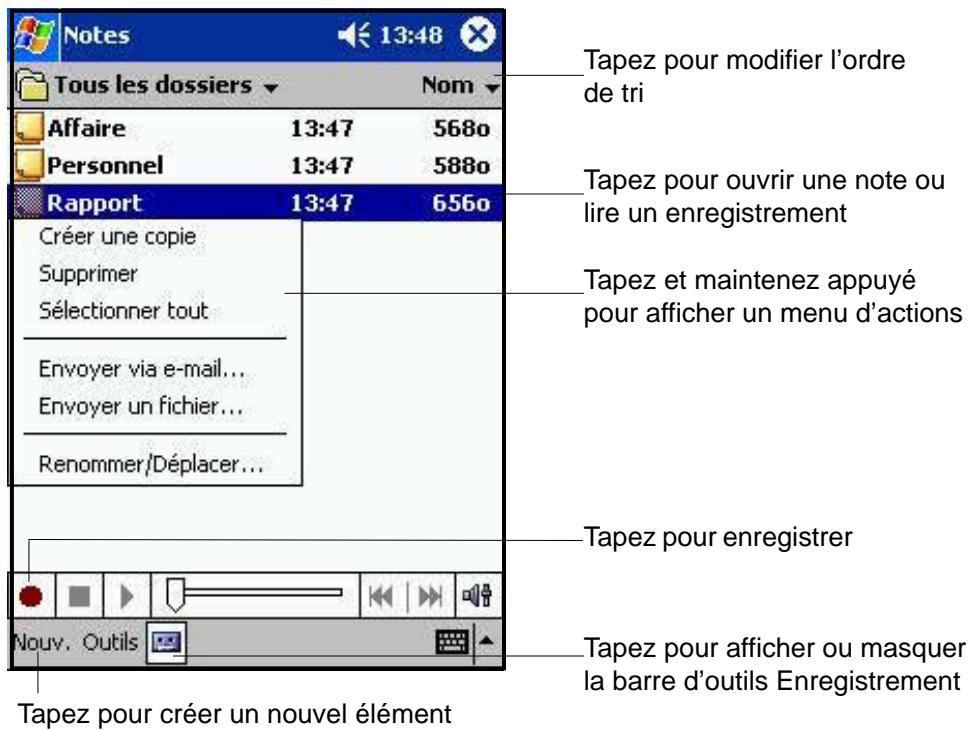 ASUS MYPAL A600 - Notes: Saisir des réflexions et des idées - 1