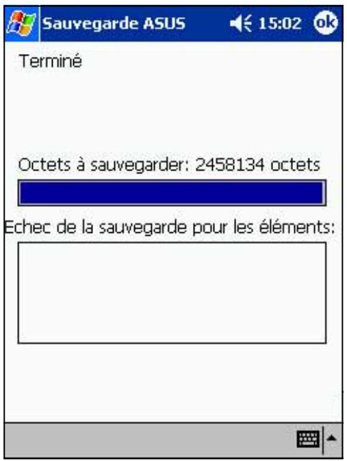 ASUS MYPAL A600 - Pour sauvégarder toutes les données de votre apparéil: - 3