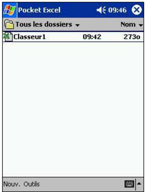 ASUS MYPAL A600 - Pour sauvegarder un document Excel: - 2