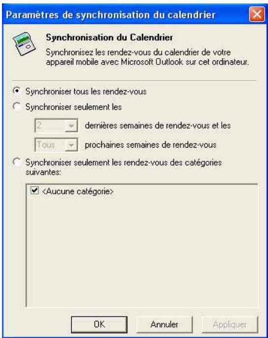 ASUS MYPAL A600 - Pour désir les éléments à synchroniser: - 2