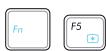 ASUS EEE PC 1025C - Touches de fonctions spéciales - 3
