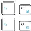ASUS EEE PC 1025C - Touches de fonctions spéciales - 2