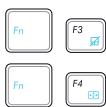 ASUS EEE PC R052C - Touches de fonctions spéciales - 2
