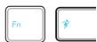 ASUS EEE PC R052C - Touches de fonctions spéciales - 11