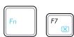 ASUS EEE PC R052C - Touches de fonctions spéciales - 5