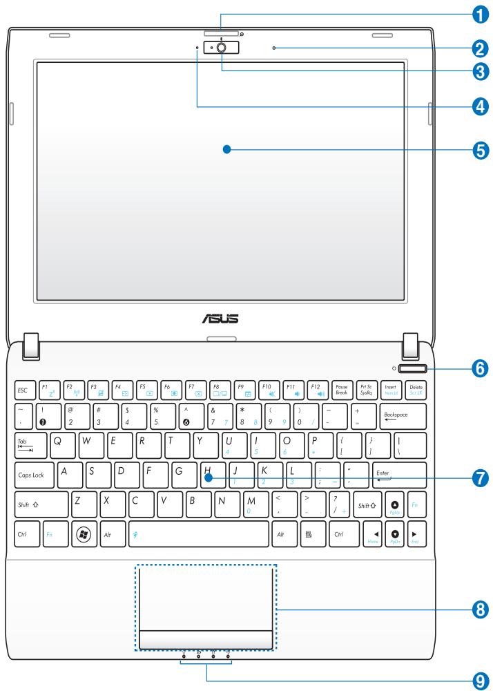ASUS EEE PC R052C - Dessus - 2