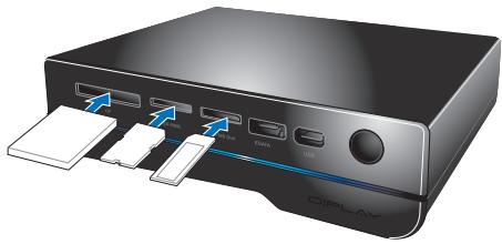 ASUS O!PLAY GALLERY - Pour connecter des péripériques au lecteur multimédia : - 4
