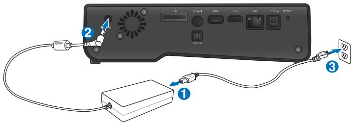 ASUS O!PLAY GALLERY - Connector l'adaptateur secteur - 1